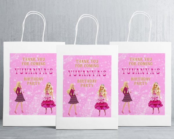 Barbie Theme Oversized Return Gift Bag Online now