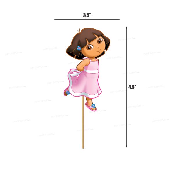 Dora Theme Cup Cake Topper For Discount