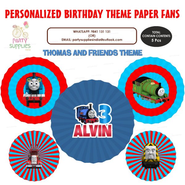 Thomas and Friends Theme Paper Fan For Cheap