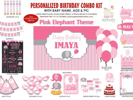 Pink Elephant Theme Classic Kit Sale