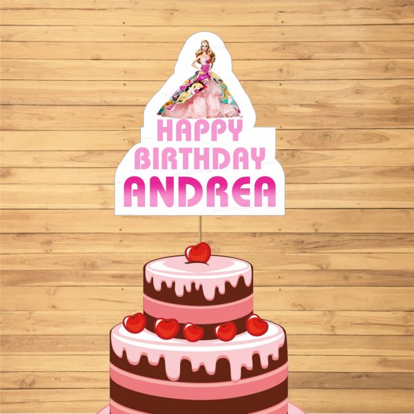 Barbie Theme Cake Topper on Sale