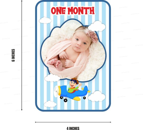 Aeroplane Theme 12 Months Photo Banner Discount