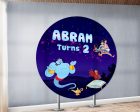 Aladdin Theme Personalized Round Backdrop For Sale