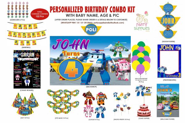 Robo Poli   Theme Classic Combo Kit on Sale