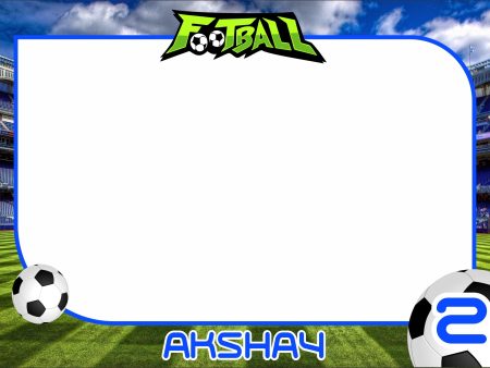 Football  Customized Theme PhotoBooth For Discount