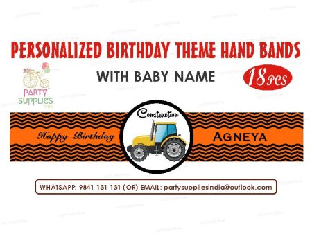 Construction Theme  Hand Band Online Sale