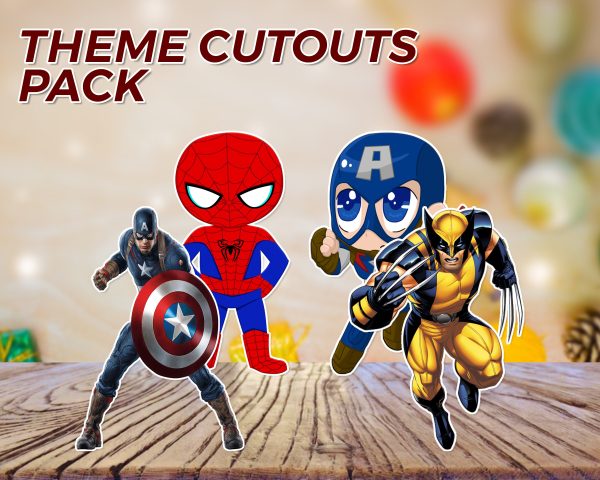 Avengers Theme Premium Cutout Combo Supply