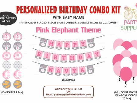 Pink Elephant Theme Basic Kit Fashion