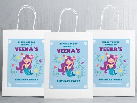 Mermaid Theme Oversized Return Gift Bag Online Hot Sale