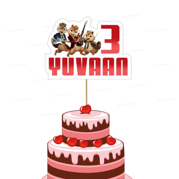 Alvin and Chipmunks Theme Customized Cake Topper Fashion