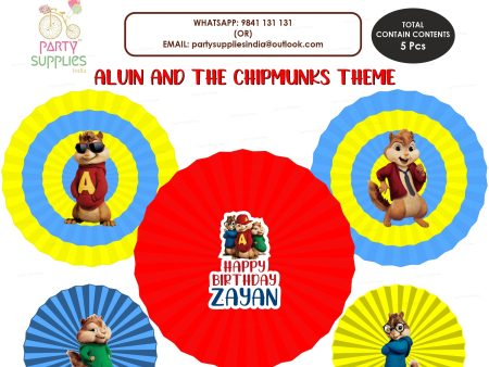 Alvin and Chipmunks  Theme Paper Fan Online Hot Sale