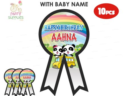 Baby Bus Theme Badges Sale