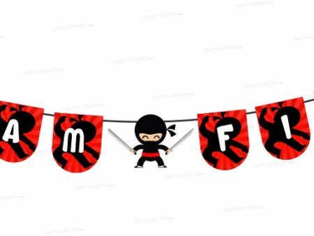 Ninja Theme Baby Age Hanging For Cheap