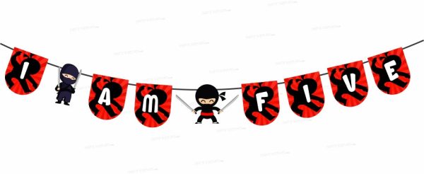 Ninja Theme Baby Age Hanging For Cheap