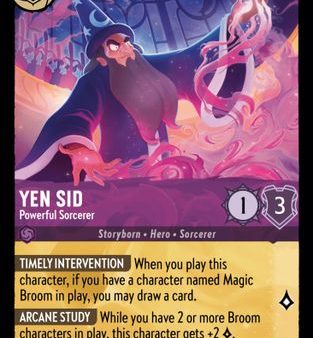 Yen Sid - Powerful Sorcerer (59 204) - Ursulas Return Cold Foil [Legendary] For Cheap