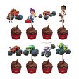 Blaze and the Monster Machines Theme Cup Cake Topper Discount