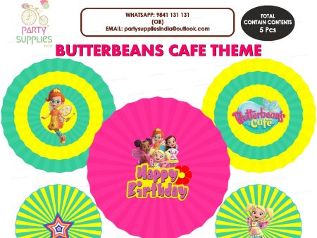 Butter Beans  Theme Paper Fan Online Hot Sale