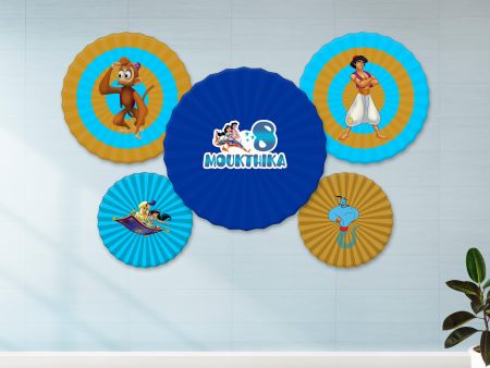 Aladdin Theme Paper Fan Online Hot Sale