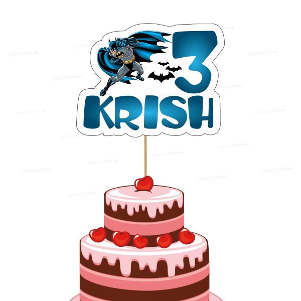 Batman Theme Cake Topper Online Hot Sale