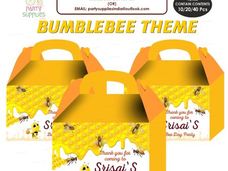 Bumble Bee theme Goodie Return Gift Boxes Sale