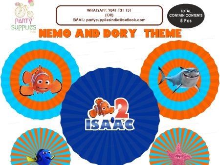 Nemo Theme Paper Fan Supply