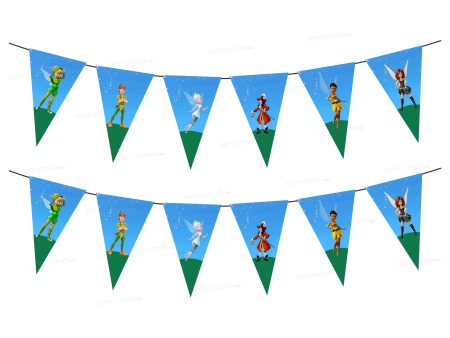 Tinker Bell Theme Flag Bunting Discount