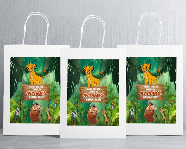 Lion King Theme Oversized Return Gift Bag Cheap