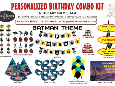 Batman Theme Preferred Combo Kit For Discount