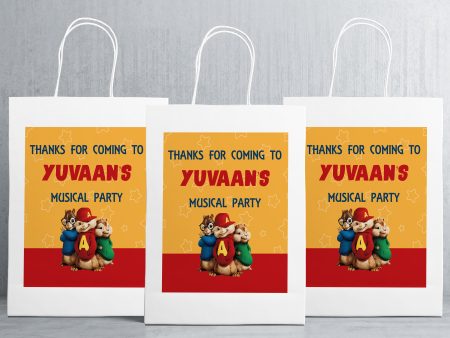 Alvin And Chipmunks Theme Oversized Return Gift Bag Fashion