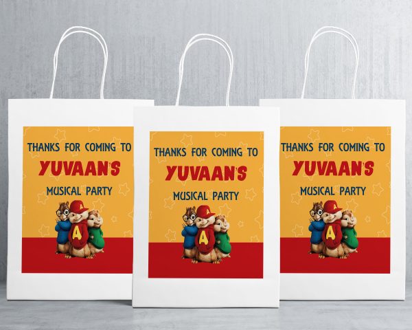 Alvin And Chipmunks Theme Oversized Return Gift Bag Fashion