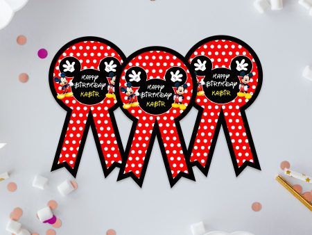 Mickey Mouse Theme Badges Online now