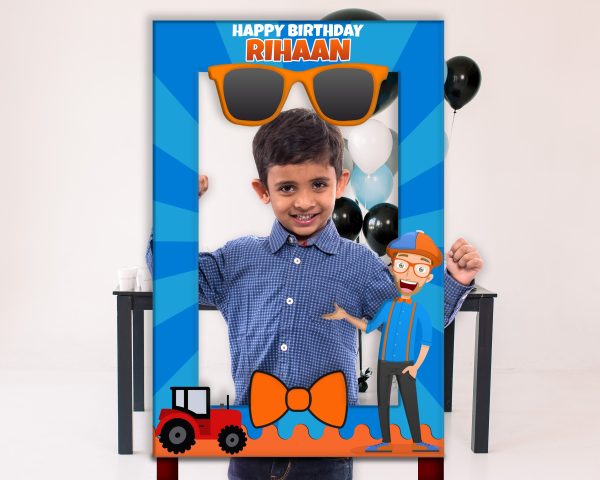 Blippi Theme Customized  PhotoBooth on Sale