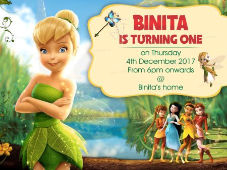 Tinker Bell Theme Invite Online