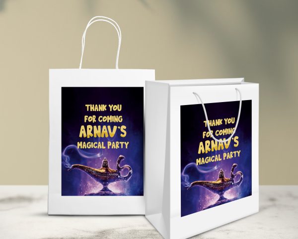 Aladdin Theme Oversized Return Gift Bag Online Sale