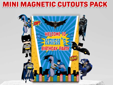 Batman Theme Mini Magnetic Return Gift Pack Online now