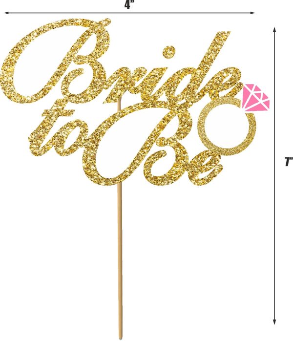 Bride to Be Theme Cake Topper Supply