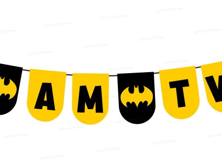 Batman Theme Customized with Baby Age Hanging Online