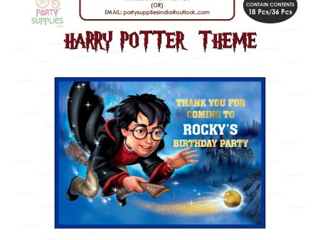 Harry Potter Theme Thank You Card Cheap