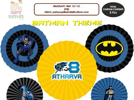 Batman Theme Paper Fan For Sale