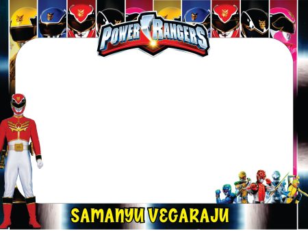 Power Rangers Theme PhotoBooth Sale