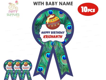 Little Krishna Theme Badges For Discount