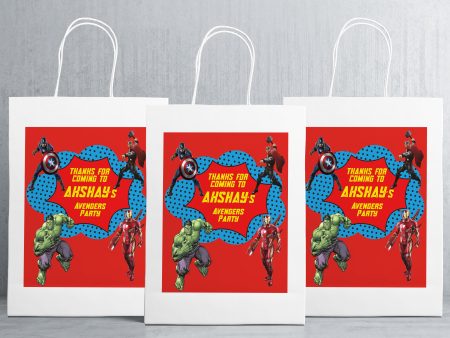 Avengers Theme Oversized Return Gift Bag For Cheap