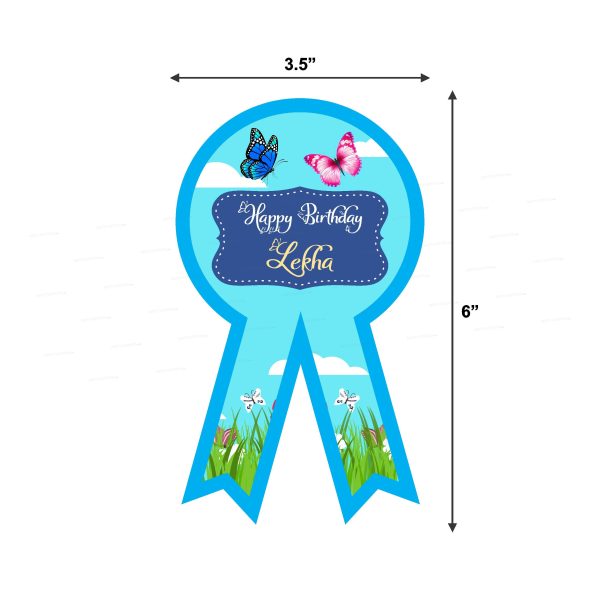 Butterfly Theme Badges For Discount