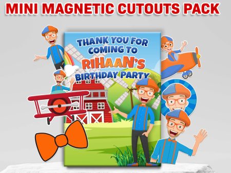 Blippi Theme Mini Magnetic Return Gift Pack Supply