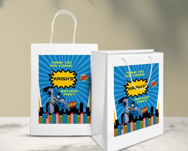 Batman Theme Oversized Return Gift Bag Sale