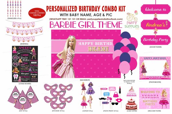 Barbie Theme Classic Combo Kit Discount