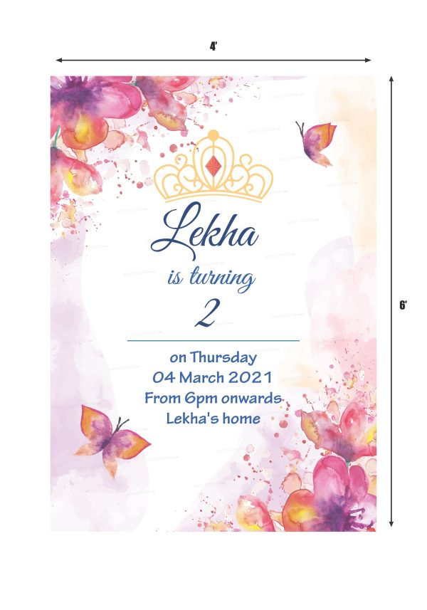 Butterfly Theme Invite Online