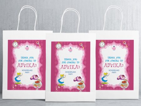 Alice In Wonderland  Theme Oversized Return Gift Bag Online