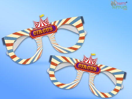 Circus theme Birthday Party glasses For Sale