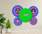 Chutti Kannamma Theme Paper Fan For Cheap